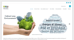 Desktop Screenshot of lamy-environnement.com