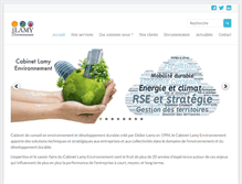 Tablet Screenshot of lamy-environnement.com